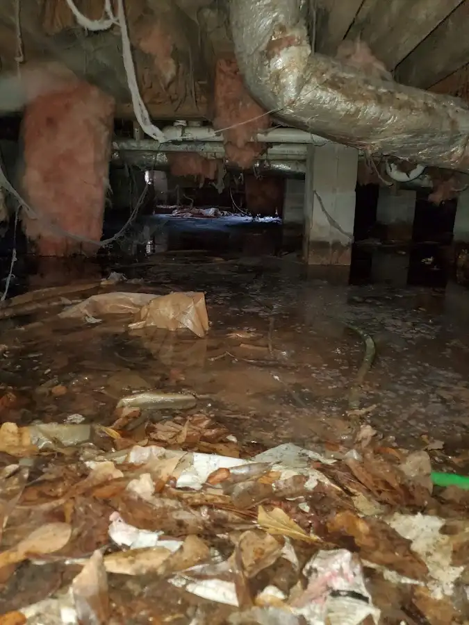 Crawl space flood assessment for Commercial Water Damage Restoration in Crestview